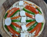 A picture of step 8 of Designer healthy pizza.