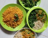 Foto langkah ke 1 dari resep Bumbu urap sayur simple.