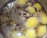A picture of step 3 of Spinach Mukimo.