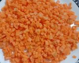 A picture of step 2 of Chicken vegetable spaghetti.
