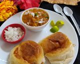 A picture of step 6 of Pavbhaji.