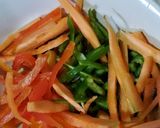 A picture of step 1 of Stir fried Noodles.