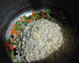 A picture of step 7 of Brown rice veg khichdi.