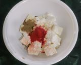 A picture of step 2 of Tawa Paneer.