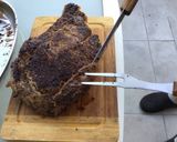 Une image de l'étape 6 de Côte de bœuf grillée à la plancha à l ail mariné et herbes du maquis.