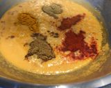 A picture of step 4 of Egg lababdar.
