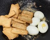 Foto langkah ke 4 dari resep Tahu Telur Masak Kecap.