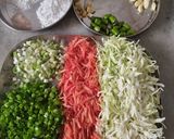 A picture of step 1 of Manchurian Roasty Pav.