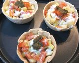 A picture of step 16 of Dahi Bhalla Chaat In Baked Katori.