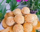 Hình bước làm 6 của món Bánh mì mè đen Hàn Quốc nướng nồi chiên không dầu