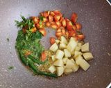A picture of step 3 of Sprouts pulao.