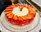Foto del paso 11 de la receta: Tarta con chocolate blanco “día de los enamorados”