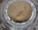 A picture of step 2 of Urad dal appalam or papad.