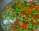 A picture of step 2 of Veggies upma.