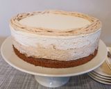 Málnás-csokis gesztenye torta recept fázis 15 fotója