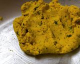 A picture of step 2 of Semolina fries.