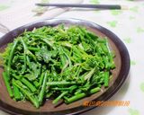 麻油薑絲炒龍鬚菜的食譜步驟5照片