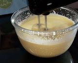 A picture of step 2 of No churn mango ice cream.