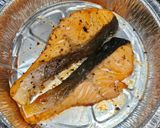 氣炸烤箱烤鮭魚的食譜步驟3照片