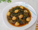 Foto langkah ke 3 dari resep Tumis Kangkung Telur Puyuh.