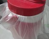 Hình bước làm 3 của món Sữa chua cam :