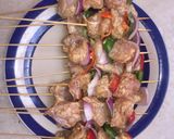 A picture of step 2 of Chicken kebab.