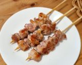 รูปขั้นตอนการทำที่ 4 ของ ไก่ย่างเกลือสไตล์ญี่ปุ่น เมนูปาร์ตี้/กับแกล้ม (Shio Yakitori)