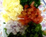 A picture of step 1 of Quick chapli kebabs😊.