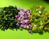 Foto langkah ke 1 dari resep Tongkol goreng cabe ijo.