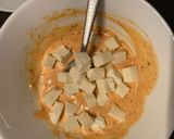 A picture of step 2 of Tandoori Mayonnaise paneer sandwich 🥪.