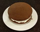 Mocha Layer Cake with Whipped Mascarpone Cream and a Coffee Glaze Drizzle recipe step 16 photo