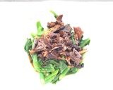 A picture of step 3 of Chinese Brocoli With Black Bean Mackerel.