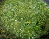 A picture of step 6 of Amarnatha bhaji.