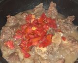 A picture of step 3 of Mutton Makhni.