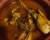 A picture of step 7 of Desi chicken ka sorba.