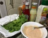 Suya sandwich and orange banana smoothie recipe step 2 photo