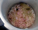 A picture of step 1 of Vegetable Biryani.