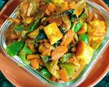 A picture of step 4 of Paneer Masala.