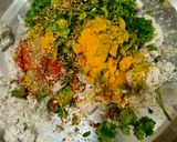 A picture of step 2 of Bajra Methi Thepla.