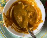 A picture of step 2 of Kaju Butter masala with potato,side dish for chapati.