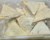 A picture of step 3 of Frozen roll and samosa.