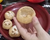 A picture of step 3 of Dahi Puri Chat.