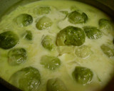 Foto del paso 6 de la receta: Coles de bruselas con crema de mandarinas