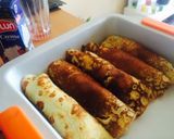 Foto del paso 7 de la receta: Panqueques de pollo, champiñón y acelga con salsa blanca