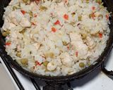 Foto del paso 2 de la receta: Arroz hervido que me sobró con pechuga rebozada ❣