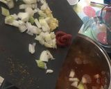 A picture of step 1 of Spicy Lentil Soup.