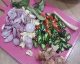 Foto langkah ke 2 dari resep Terong medan terung jari cah tauco medan udang enak dan mudah.