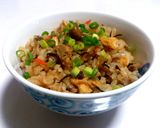 A picture of step 7 of Easy and Delicious! Chicken and Shimeji Mushroom Rice.