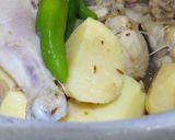A picture of step 8 of Chicken pulao.