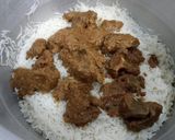 A picture of step 10 of Easy Mutton Biryani.
